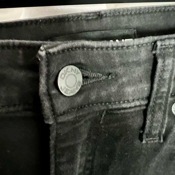 Dkny boyfriend shorts black size 10 - Picture 2 of 6